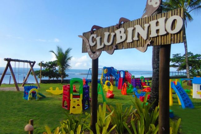 Diversão garantida para a criançada no clubinho do Arraial D'Ajuda Eco Resort.