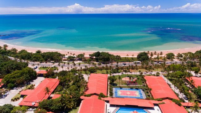 Aérea resort frente mar