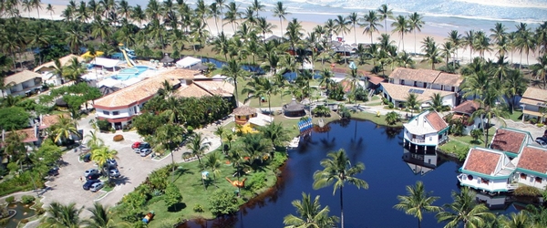Vista panorâmica do Resort Tororomba, em Ilhéus
