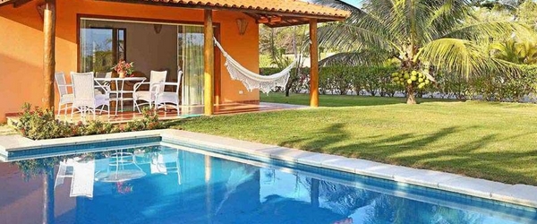 A piscina privativa da Vila La Torre, a mais sensacional do Resort La Torre.