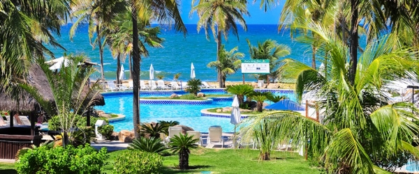 Uma das vistas paradisíacas que o Sauípe Premium Brisa proporciona. Compre seu pacote com a Elite Resorts e viva isso!