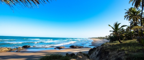 As três praias na região da Costa do Sauípe são aconchegantes, com direito a piscinas naturais.