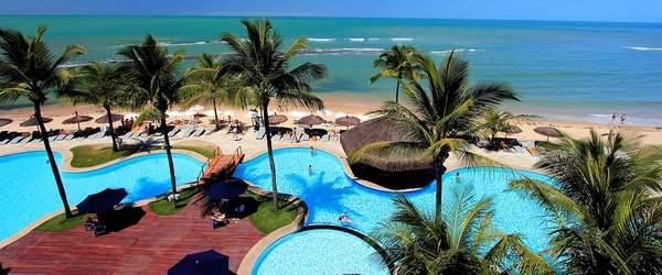 O Arraial d'Ajuda é o melhor resort na Bahia com parque aquático.
