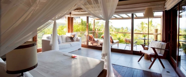 O Bangalô Premium do Txai Itacaré: as acomodações devem ser observadas durante a escolha de um resort.