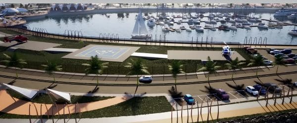 Porto flutuante também faz parte dos estudos